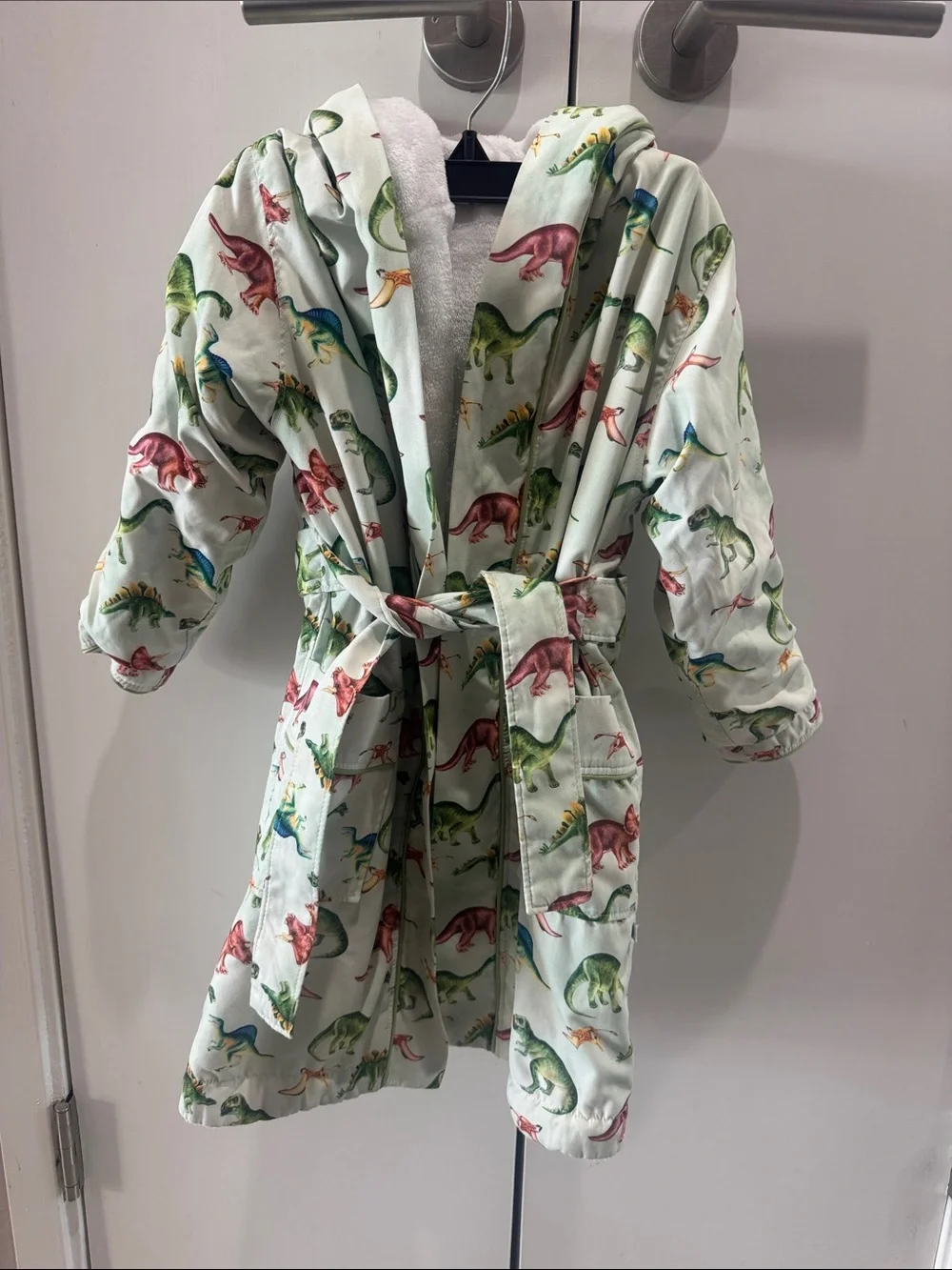 Posh Peanut Dino Hoodie Towel Robe